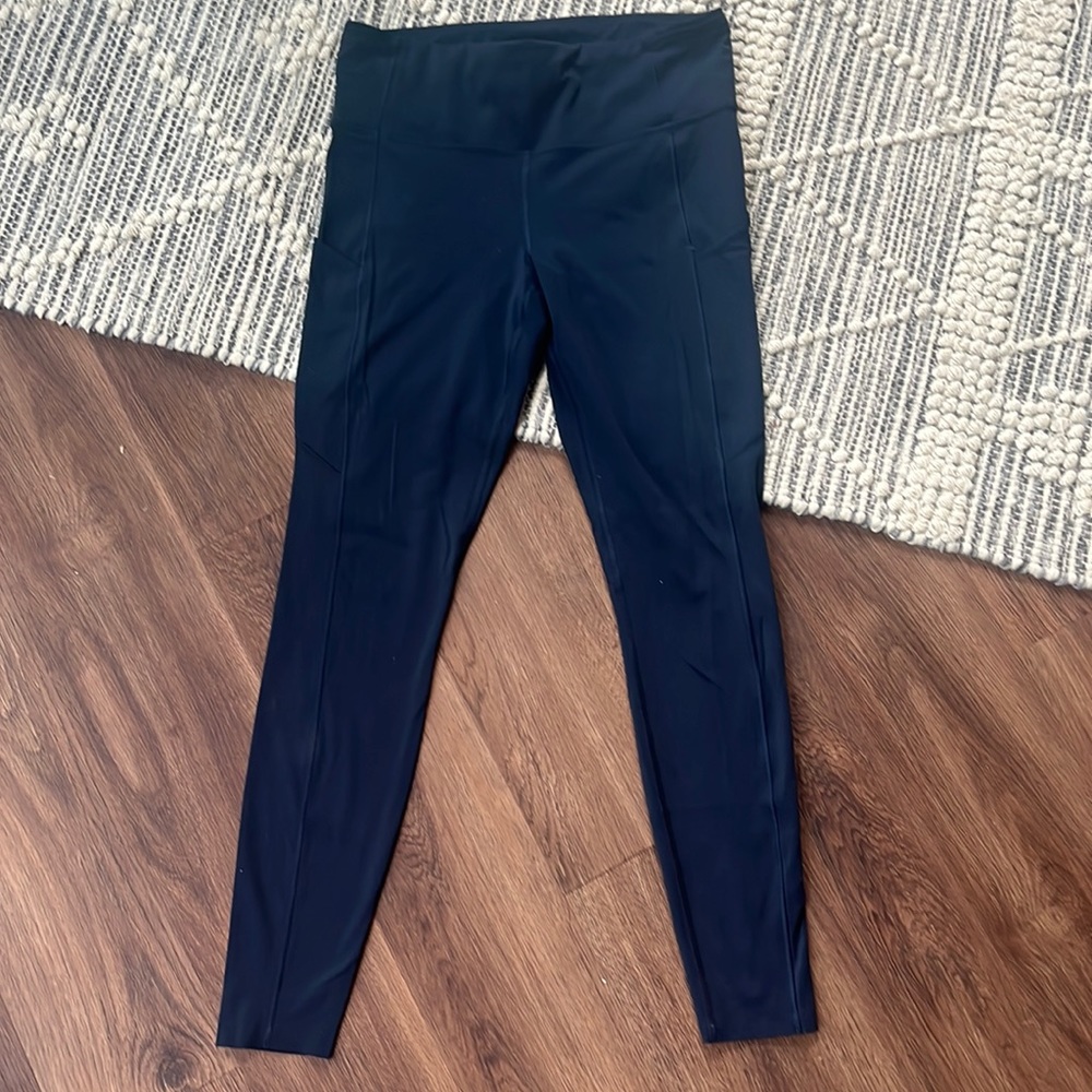 Navy Lulu leggings with Pockets